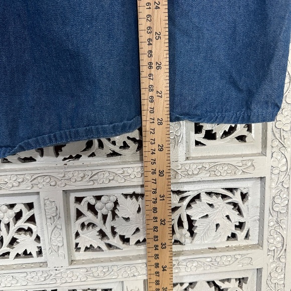 Y2K Scooby Doo Cartoon Network Denim Sleeveless Button Down Blouse Sz XXL - Picture 7 of 9